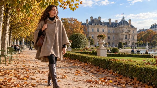 Pourquoi la cape femme est-elle indispensable cet automne